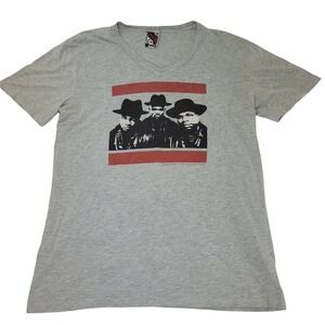 Vintage RUN DMC Band Concert‎ TShirt Adult Size Medium Gray Chaser Tag